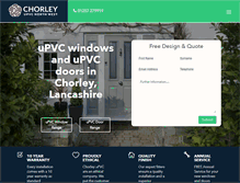 Tablet Screenshot of chorleyupvc.co.uk